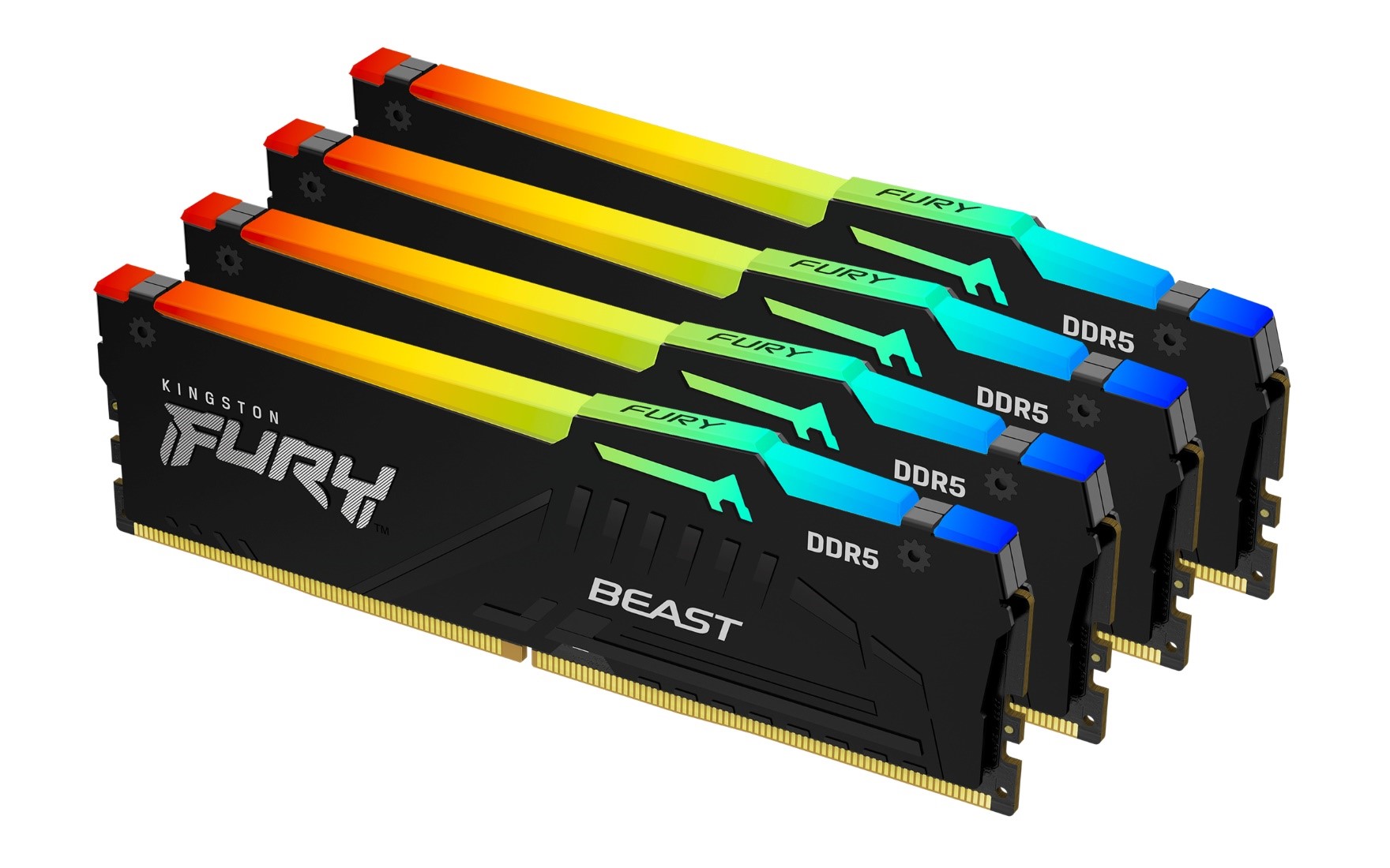 press photo kingston fury beast ddr5 rgb 04 โอเวอร์คล็อกอย่างมีสไตล์ด้วย Kingston FURY Beast DDR5 RGB