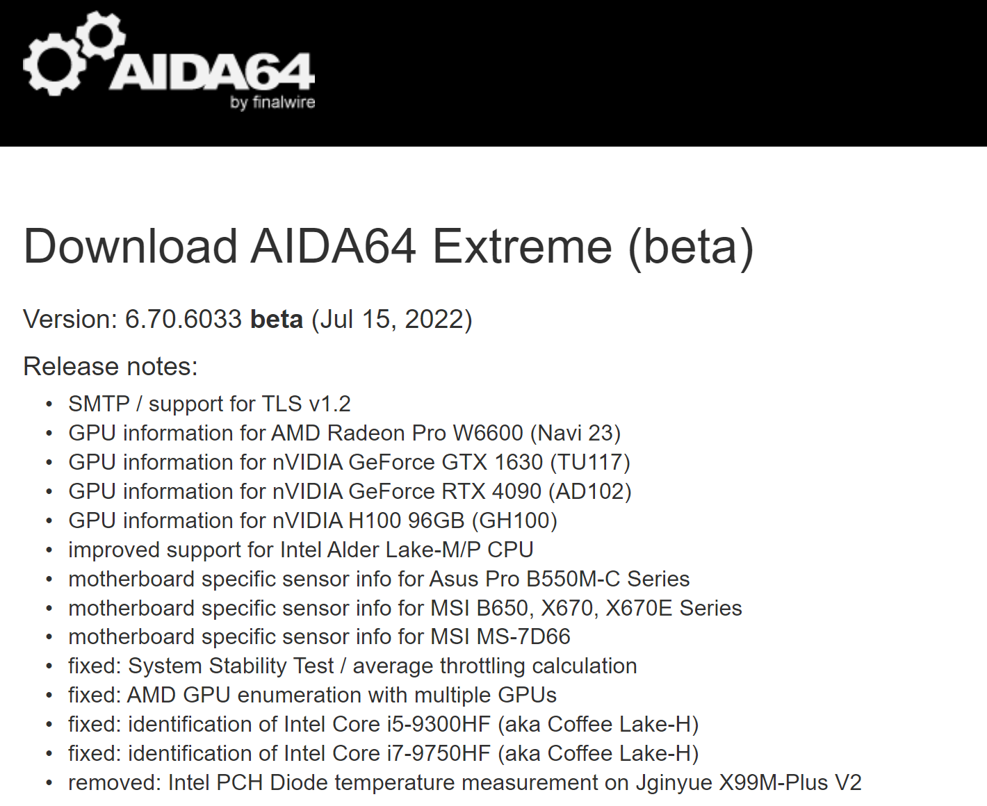 aida64 rtx4090 พบข้อมูลการ์ดจอ Nvidia GeForce RTX 4090 รองรับในโปรแกรม AIDA64 