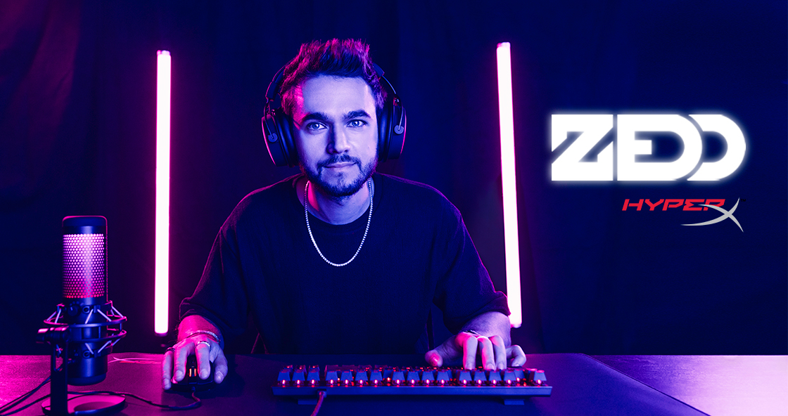 1120x592 2 pr includes logos HyperX ประกาศแต่งตั้ง DJ Zedd เป็นแบรนด์แอมบาสเดอร์ระดับโลก