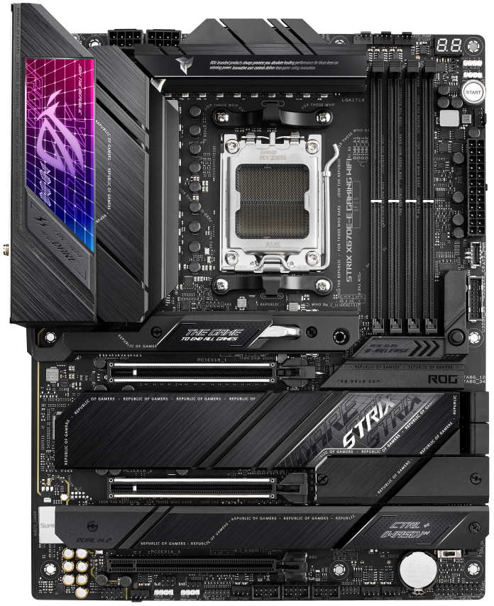 strix x670e e เอซุสเปิดตัวเมนบอร์ด ASUS ROG STRIX X670E E และ ASUS TUF X670E Plus พร้อมใช้งานกับซีพียู AMD RYZEN 7000ซีรี่ย์รุ่นใหม่ล่าสุด