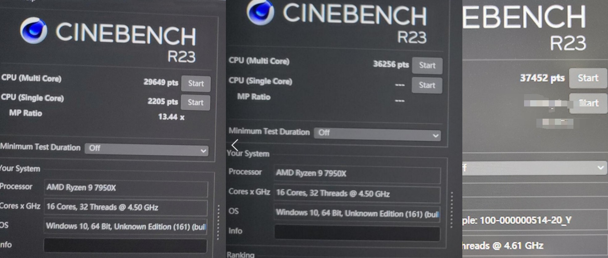 ryzen 7950x aio 1 หลุดผลทดสอบ AMD Ryzen 9 7950X รุ่นท็อปในโปรแกรม Cinebench R23 multi core คะแนนสูงมากถึง 39K กันเลยทีเดียว