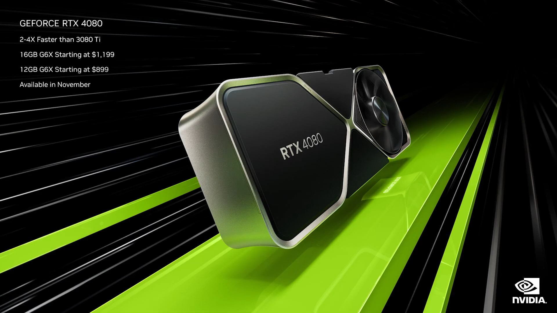 rtx4080 Nvidia ประกาศเปิดตัวการ์ดจอ NVIDIA GeForce RTX 4090 และ RTX 4080 อย่างเป็นทางการ RTX 4090 พร้อมเปิดตัวในวันที่ 12 ตุลาคมนี้วางจำหน่ายในราคา 1599 USD หรือประมาณ 59,XXXบาทไทย