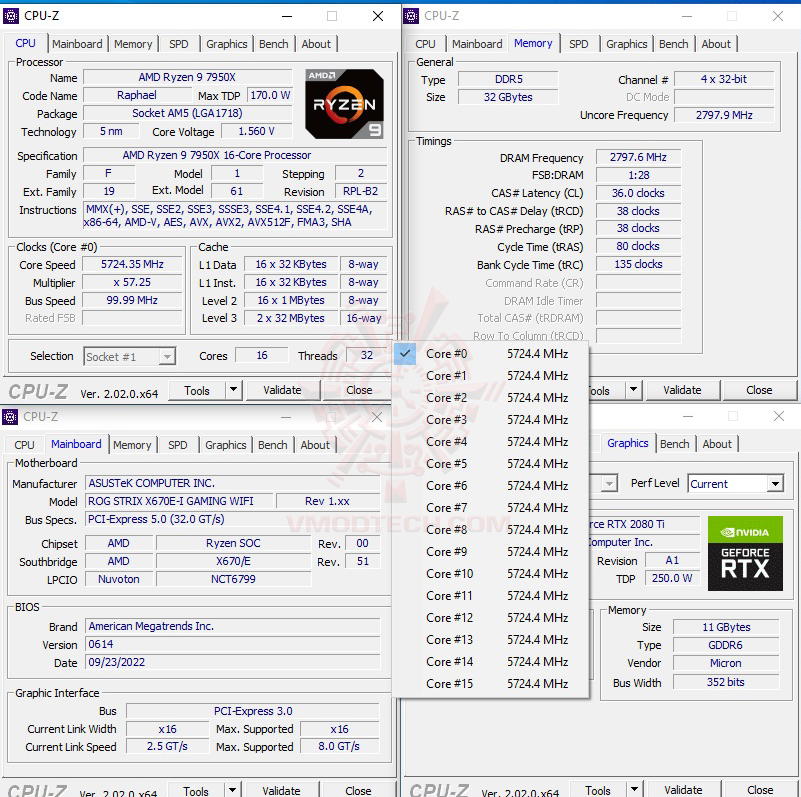 cpuid 57 AMD RYZEN 9 7950X PROCESSOR REVIEW