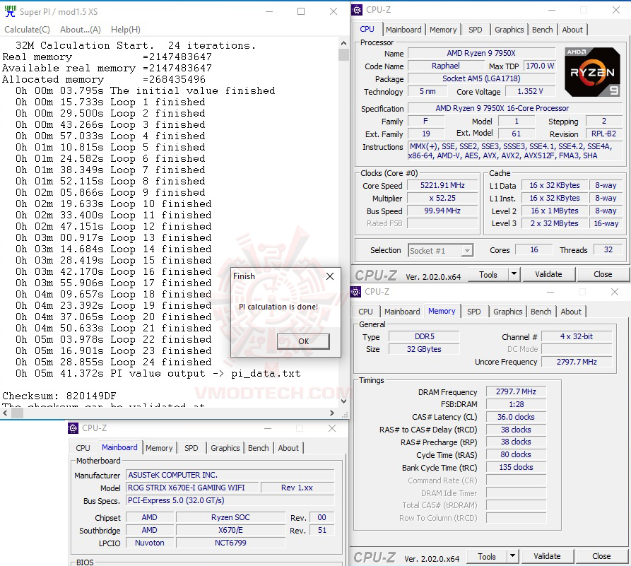 s32 oc AMD RYZEN 9 7950X PROCESSOR REVIEW