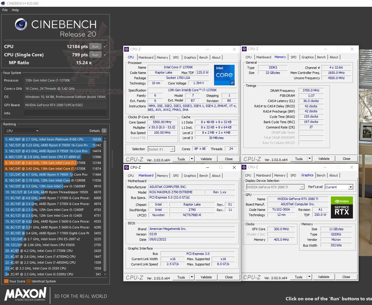 c20 oc INTEL CORE i7 13700K PROCESSOR REVIEW