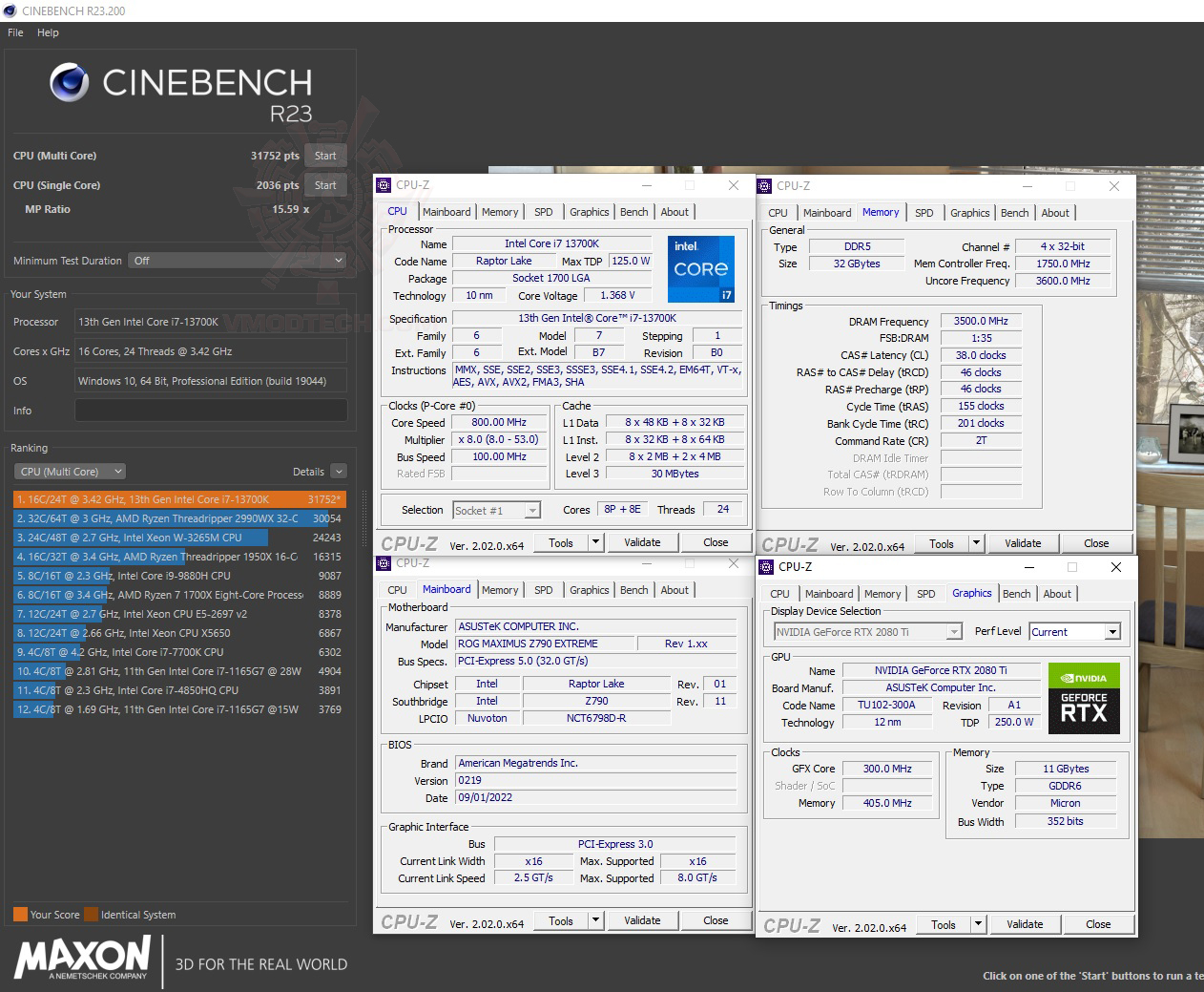 c23 oc INTEL CORE i7 13700K PROCESSOR REVIEW