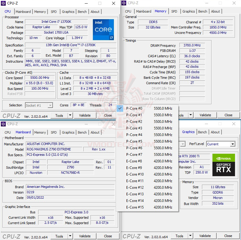 cpuid55 oc all INTEL CORE i7 13700K PROCESSOR REVIEW