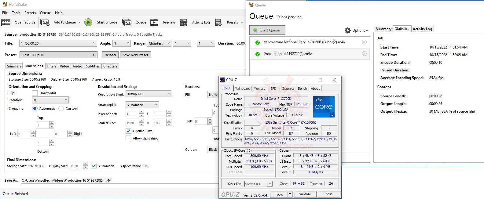 4k hb INTEL CORE i7 13700K PROCESSOR REVIEW