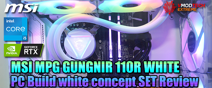 msi mpg gungnir 110r white pc build white concept set review MSI MPG GUNGNIR 110R WHITE PC Build white concept SET Review