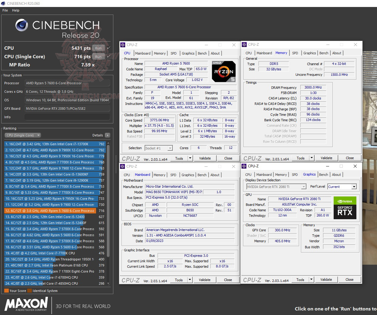 c20 AMD RYZEN 5 7600 PROCESSOR REVIEW