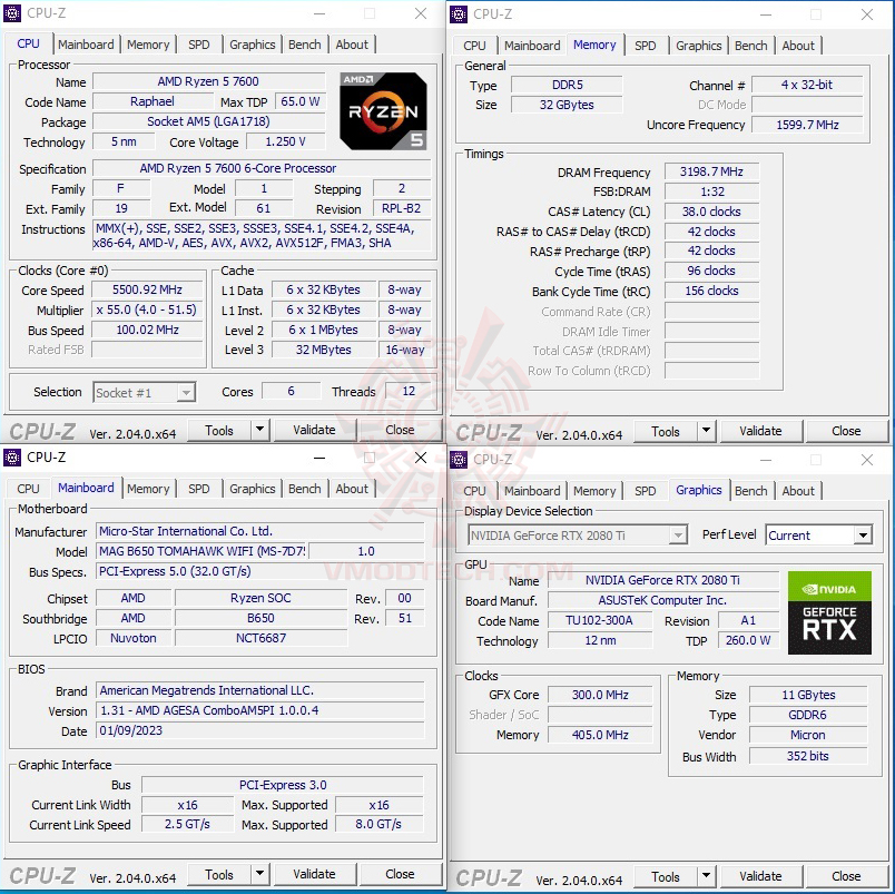 cpuid maxx AMD RYZEN 5 7600 PROCESSOR REVIEW