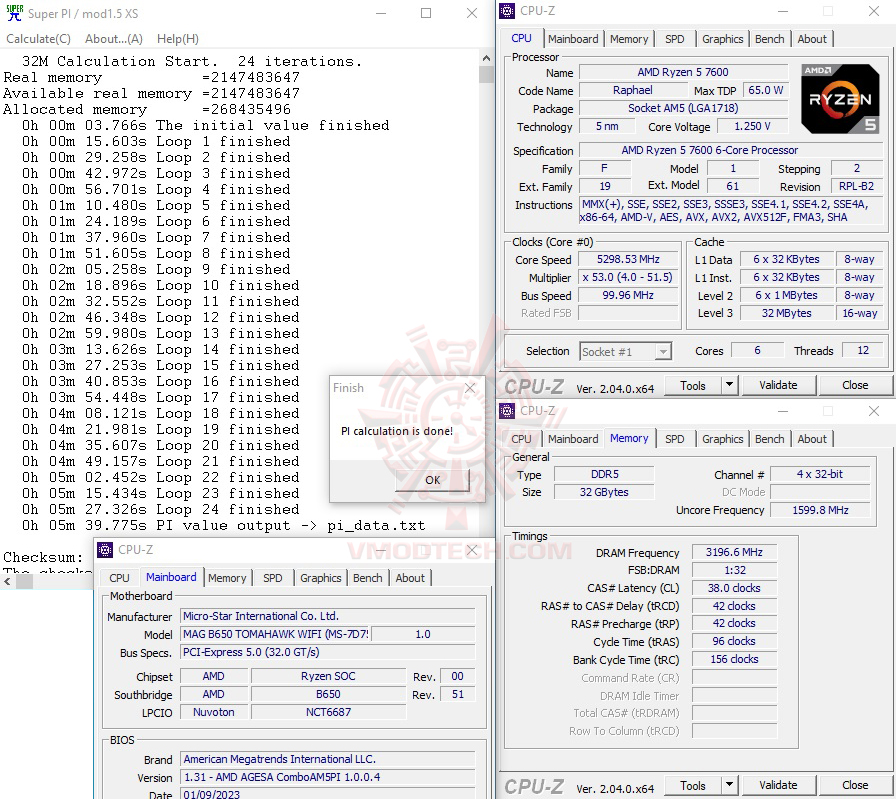 s32 oc AMD RYZEN 5 7600 PROCESSOR REVIEW