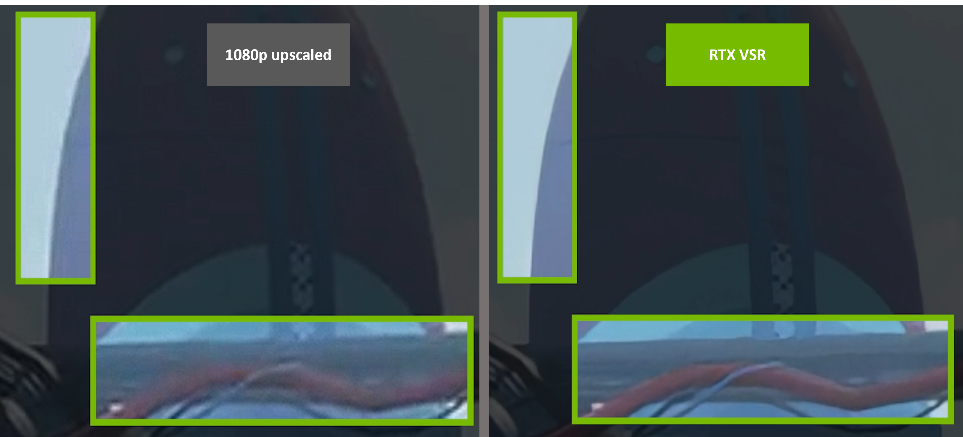 game video 1080p to 4k nvidia geforce rtx video super resolution upscale comparison Nvidia เปิดตัวฟีเจอร์ Nvidia RTX Video Super Resolution technology 