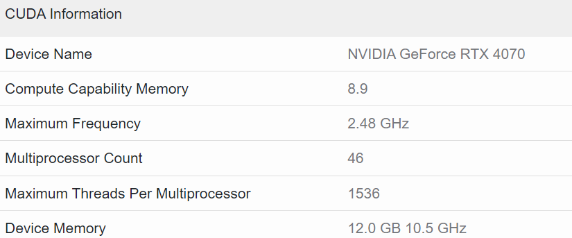 geekbench-rtx4070-spec-1