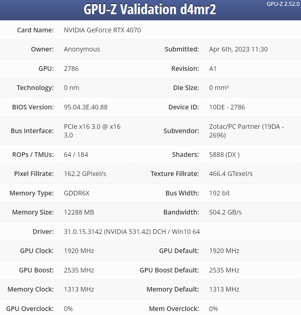 rtx4070-spec-gpuz