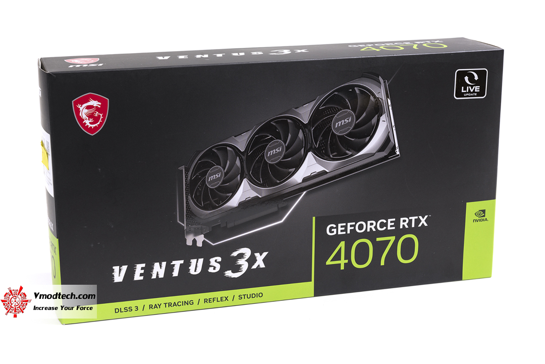 tpp 2337 MSI GeForce RTX™ 4070 VENTUS 3X OC 12G GDDR6X Review