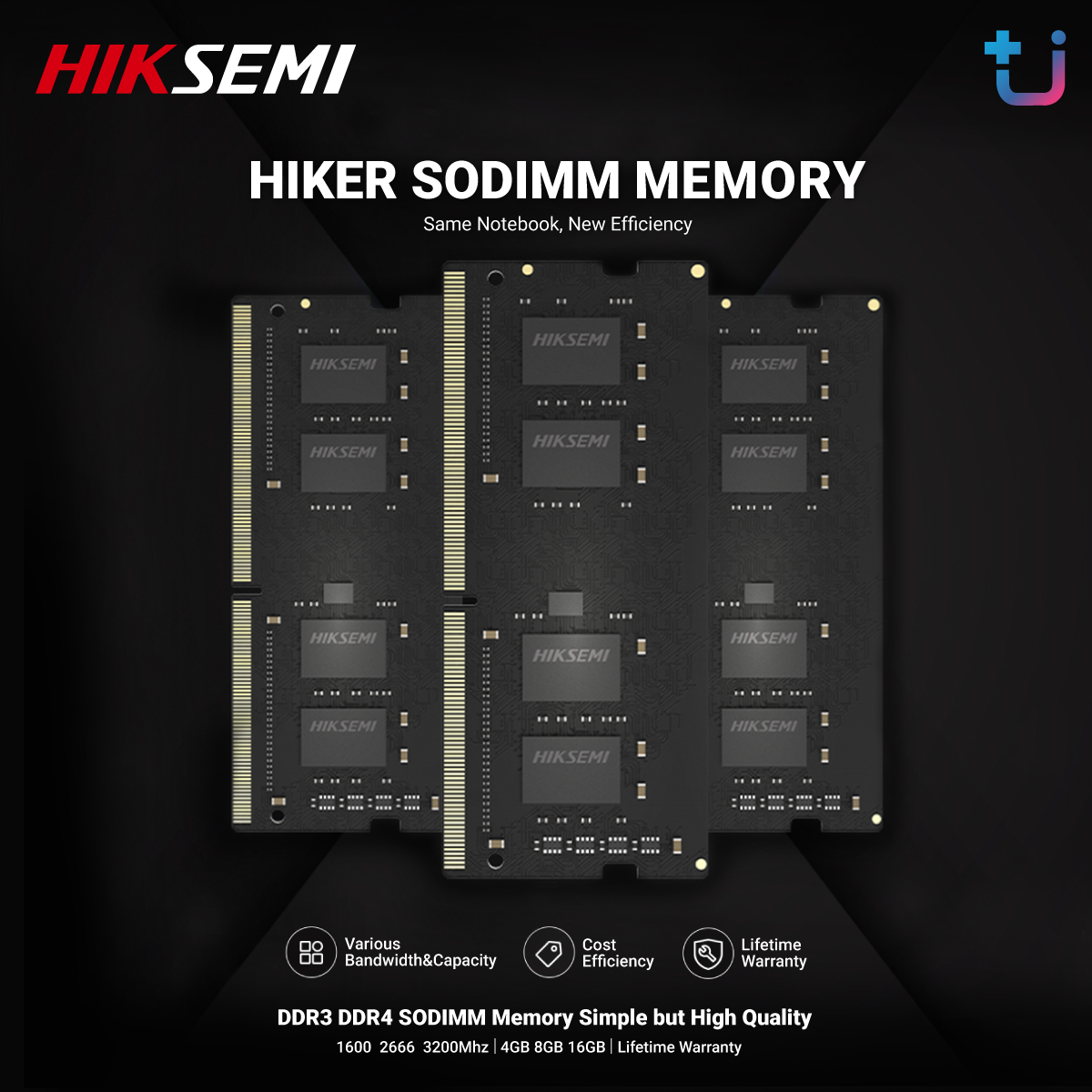 hiksemi hiker Ascenti เปิดตัว HIKSEMI Armor และ Hiker หน่วยความจำคอมพิวเตอร์สุดคุ้ม ทั้ง PC และ Notebook