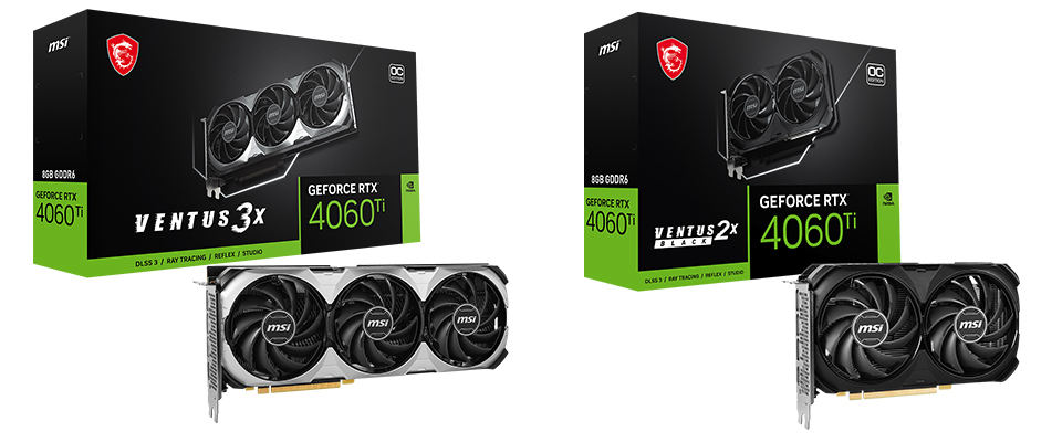 4060ti 20230517 3 MSI เปิดตัวกราฟิกการ์ดตระกูล NVIDIA® GeForce RTX™ 4060 รุ่นใหม่ล่าสุด