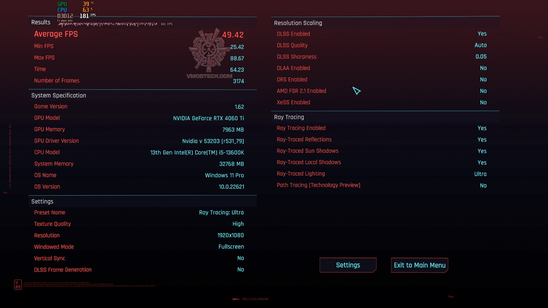 cyberpunk2077 2023 05 25 21 33 46 372 MSI GeForce RTX™ 4060 Ti GAMING X TRIO 8GB Review