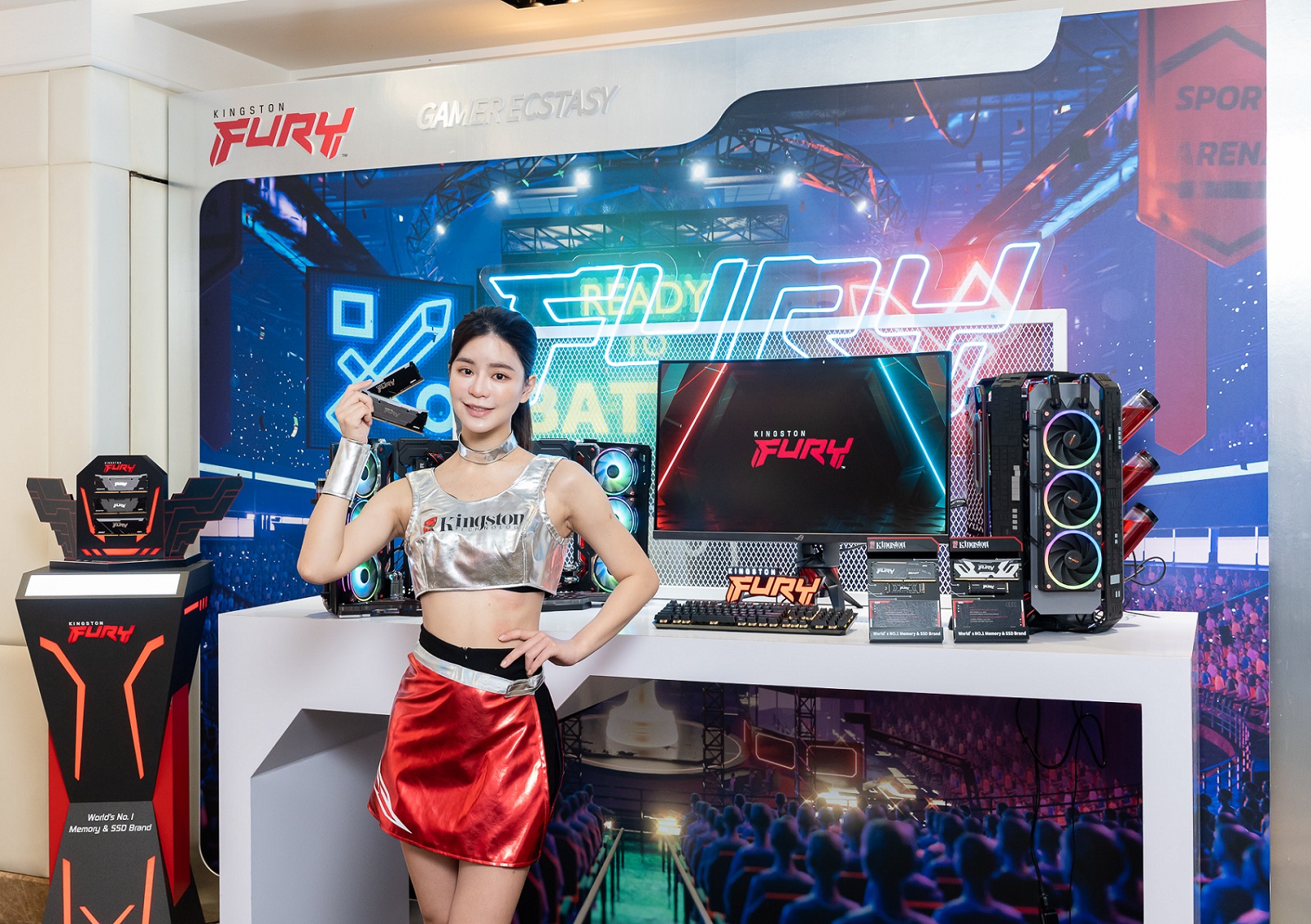 press photo gamer ecstasy Kingston กลับมาอีกครั้งกับงาน COMPUTEX 2023 เปิดตัวผลิตภัณฑ์ใหม่ “หน่วยความจำ DDR5 Non Binary และ XS1000 SSD แบบพกพา”