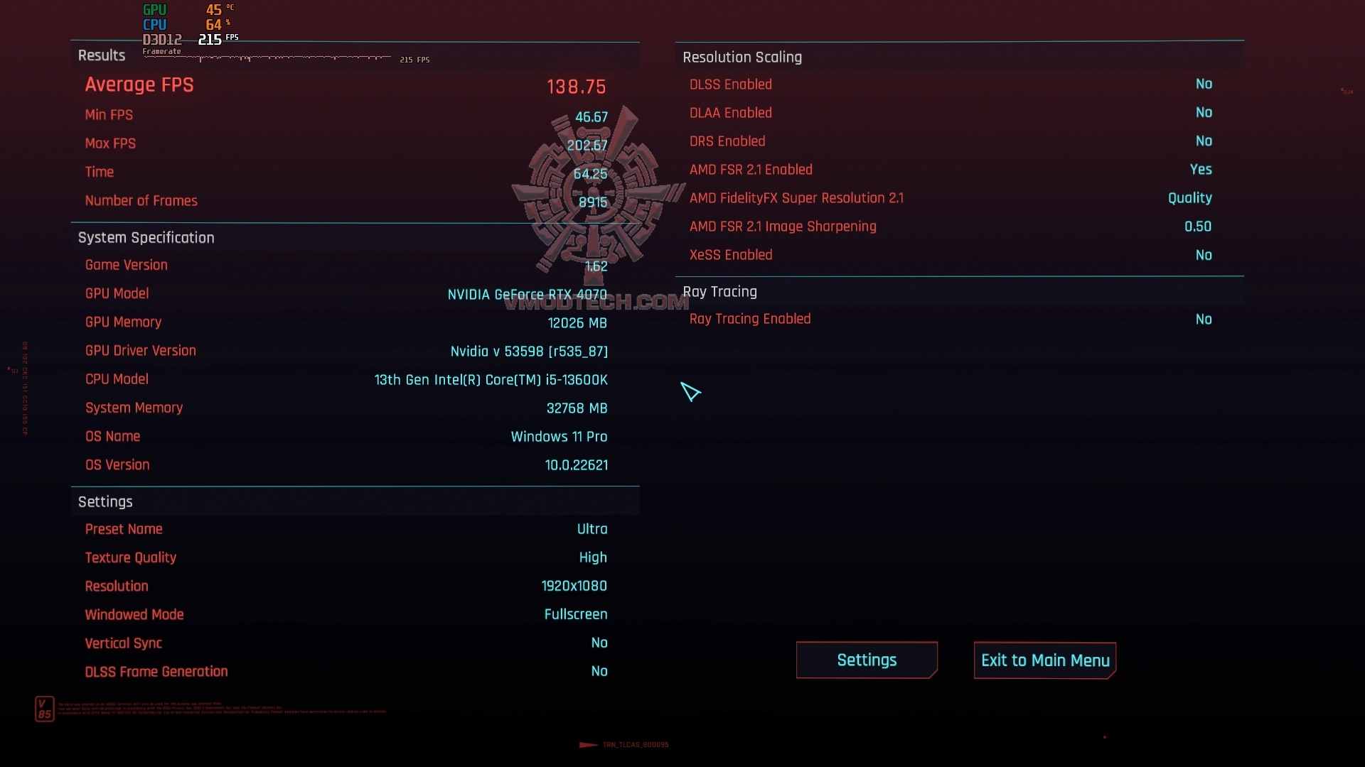 cyberpunk2077 2023 06 03 11 46 15 677 ASUS GeForce RTX™ 4070 TUF Gaming 12GB GDDR6X OC Edition Review