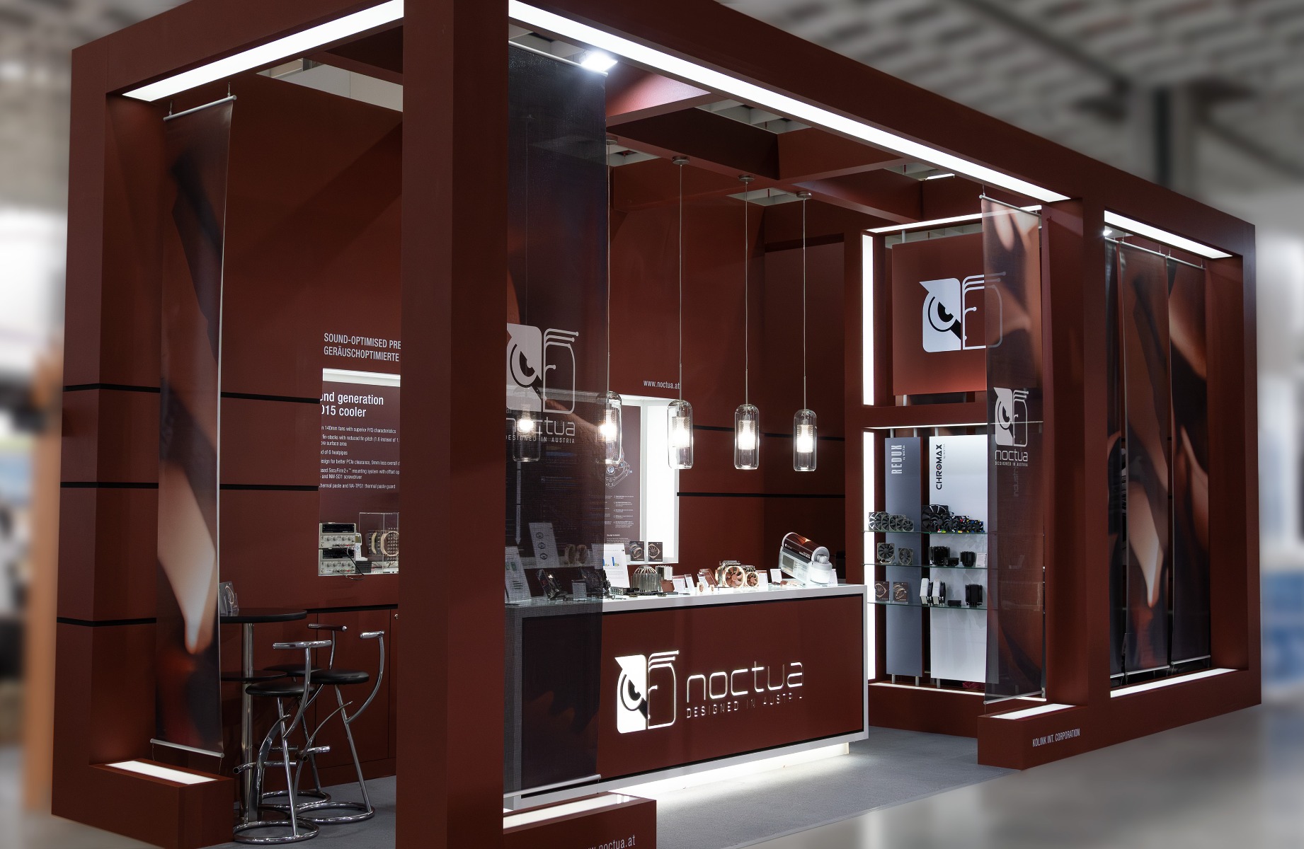 noctua computex 2023 booth 1 Noctua เปิดตัวผลิตภัณฑ์ใหม่ในงาน Computex 2023 มากมายรวมไปถึงพัดลมขนาด 140 มม.รุ่นใหม่ล่าสุด 