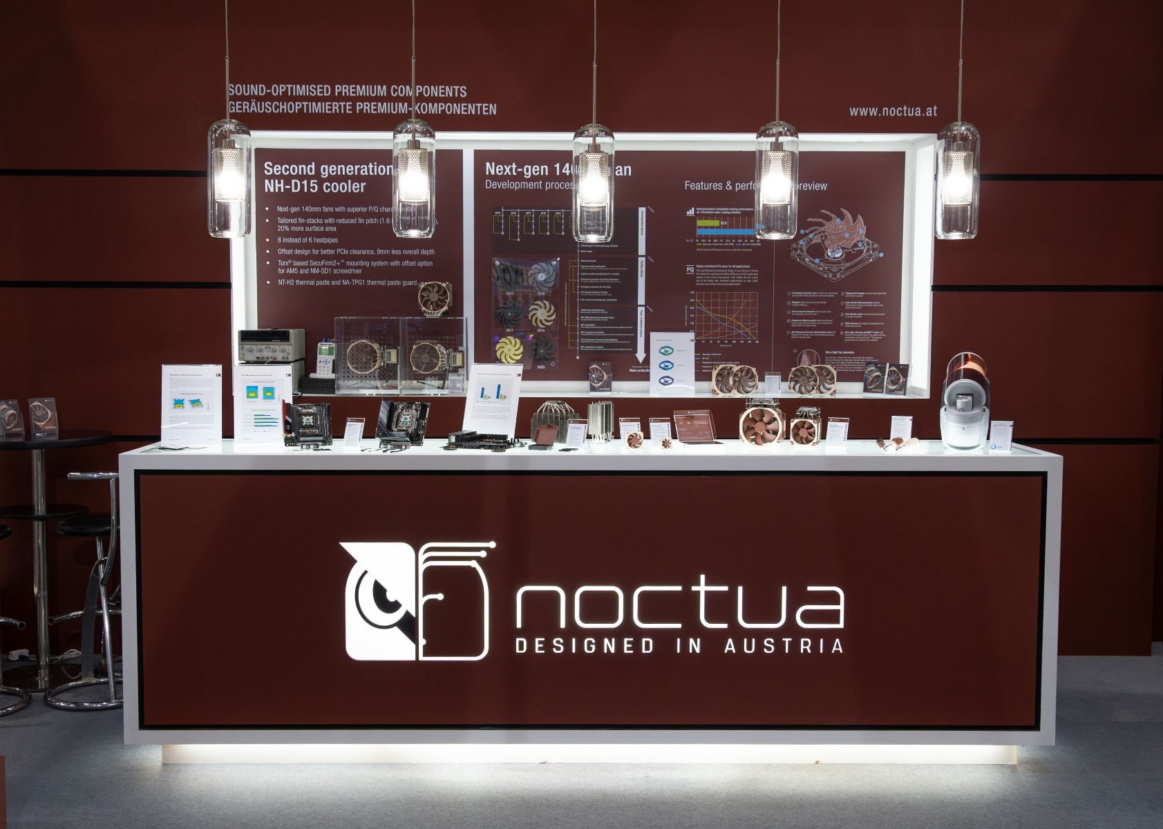 noctua computex 2023 booth 2 Noctua เปิดตัวผลิตภัณฑ์ใหม่ในงาน Computex 2023 มากมายรวมไปถึงพัดลมขนาด 140 มม.รุ่นใหม่ล่าสุด 