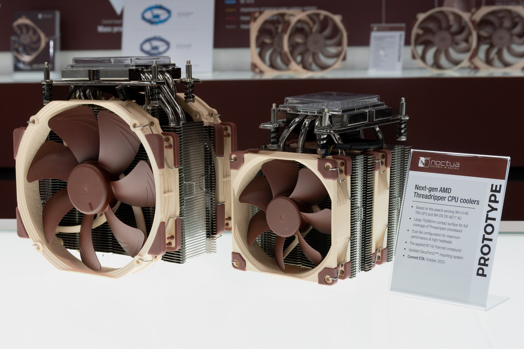 noctua computex 2023 next gen amd threadripper Noctua เปิดตัวผลิตภัณฑ์ใหม่ในงาน Computex 2023 มากมายรวมไปถึงพัดลมขนาด 140 มม.รุ่นใหม่ล่าสุด 