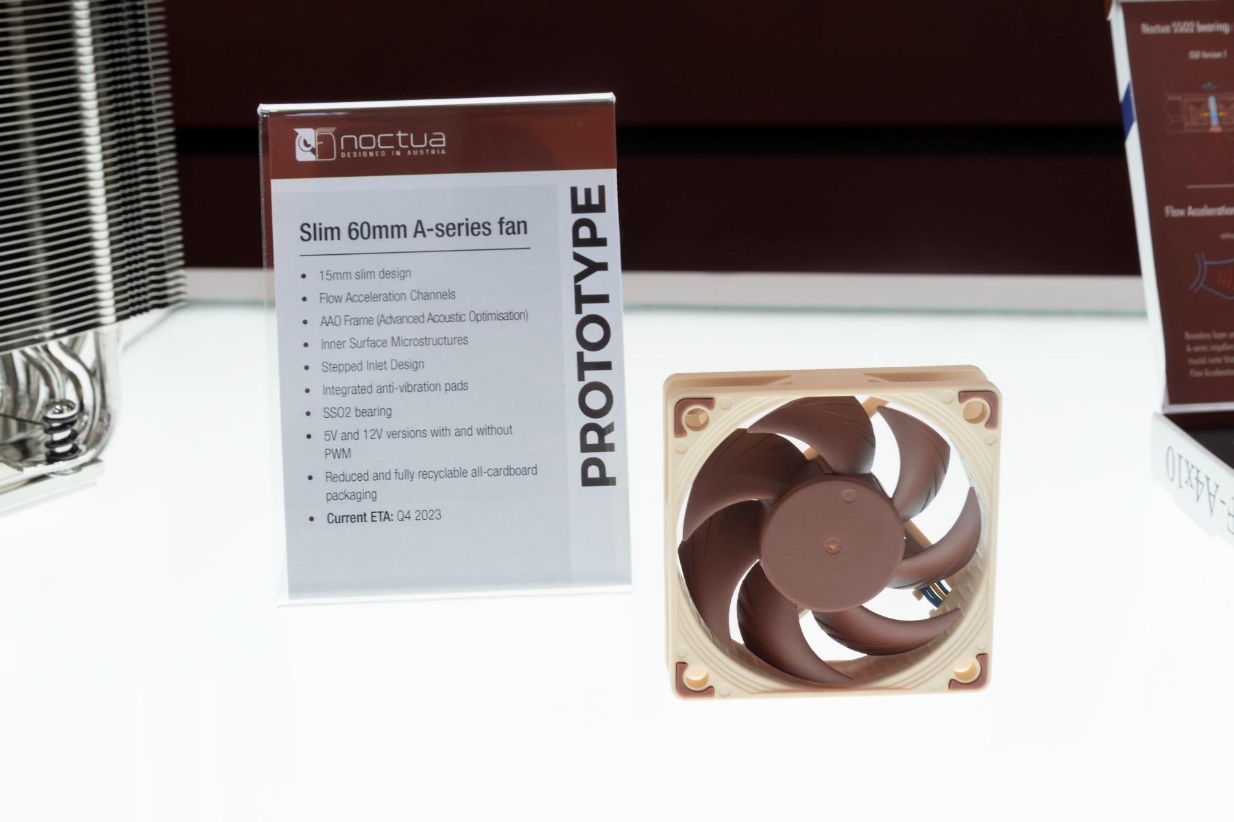 noctua computex 2023 slim 60mm fan Noctua เปิดตัวผลิตภัณฑ์ใหม่ในงาน Computex 2023 มากมายรวมไปถึงพัดลมขนาด 140 มม.รุ่นใหม่ล่าสุด 