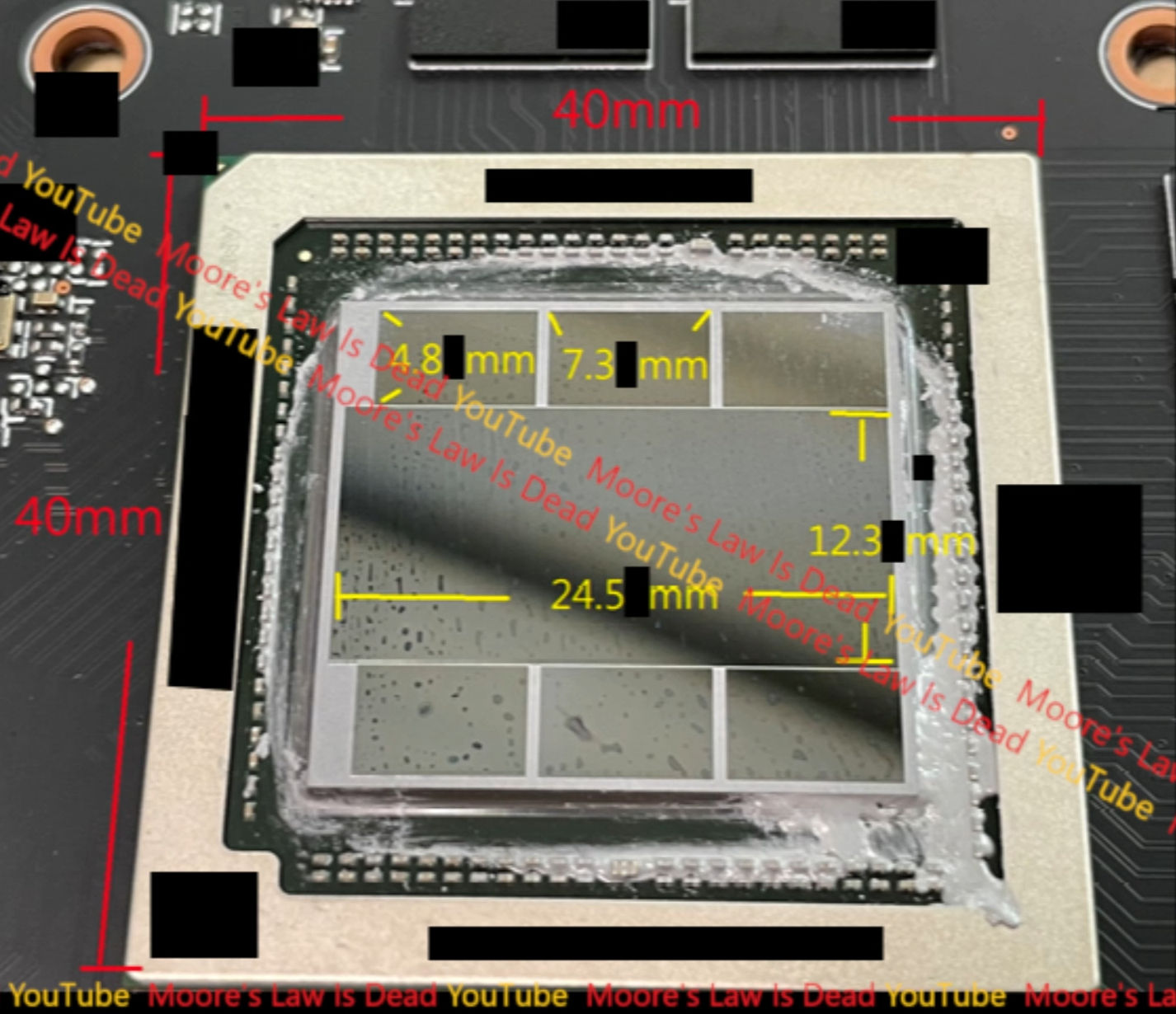 amd navi31 navi32 หลุดภาพชิป Navi 31 ที่ทาง AMD พัฒนาให้มีพื้นที่ขนาดเล็กลงคาดว่าเป็นชิป “Navi 32” ขนาด 40x40 มม. ที่พร้อมใช้งานในการ์ดจอล๊อตใหม่ในอนาคต