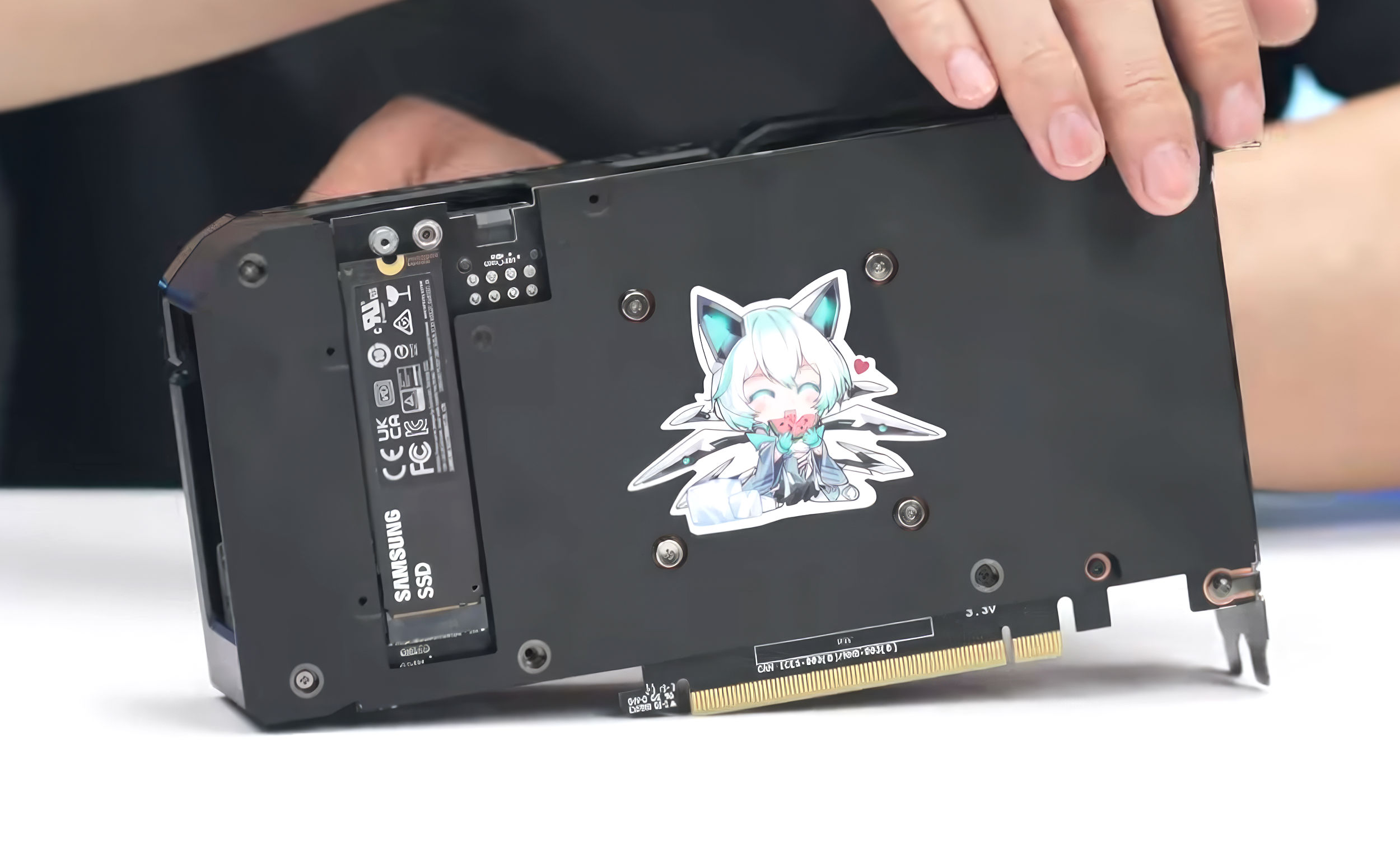 asus rtx 4060 ti ssd 2 ASUS โชว์กราฟิกการ์ด ASUS RTX 4060 Ti DUAL มาพร้อมสล็อต M.2 SSD