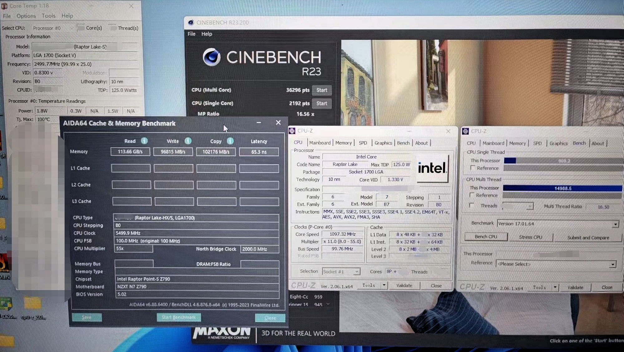 intel core 14700k เผยผลทดสอบซีพียู Intel Core i7 14700K แรงกว่า 13700K ถึง 17% ในการทดสอบ CPUZ/Cinebench แบบมัลติเธรด