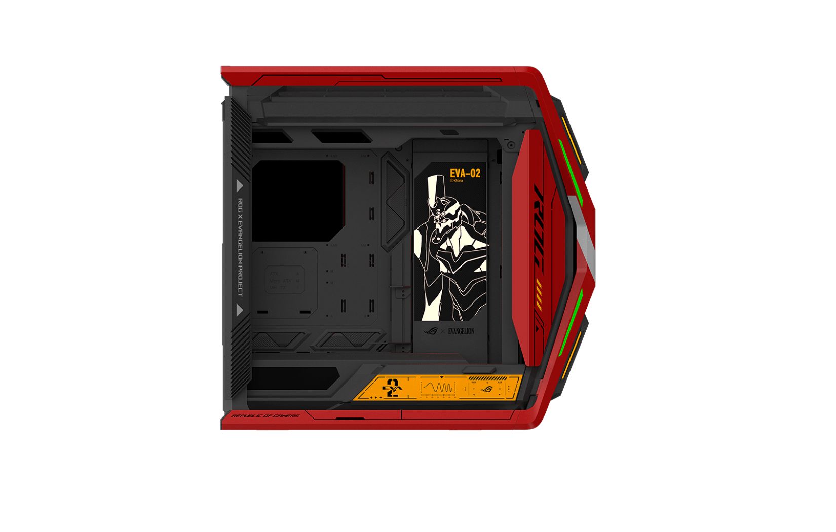 rog hyperion gr 701 eva 02 edition videocardz ROG เปิดตัวการ์ดจอ ROG STRIX GeForce RTX 4090 EVA 02 Edition มาในธีม Evengelion รุ่นใหม่ล่าสุด