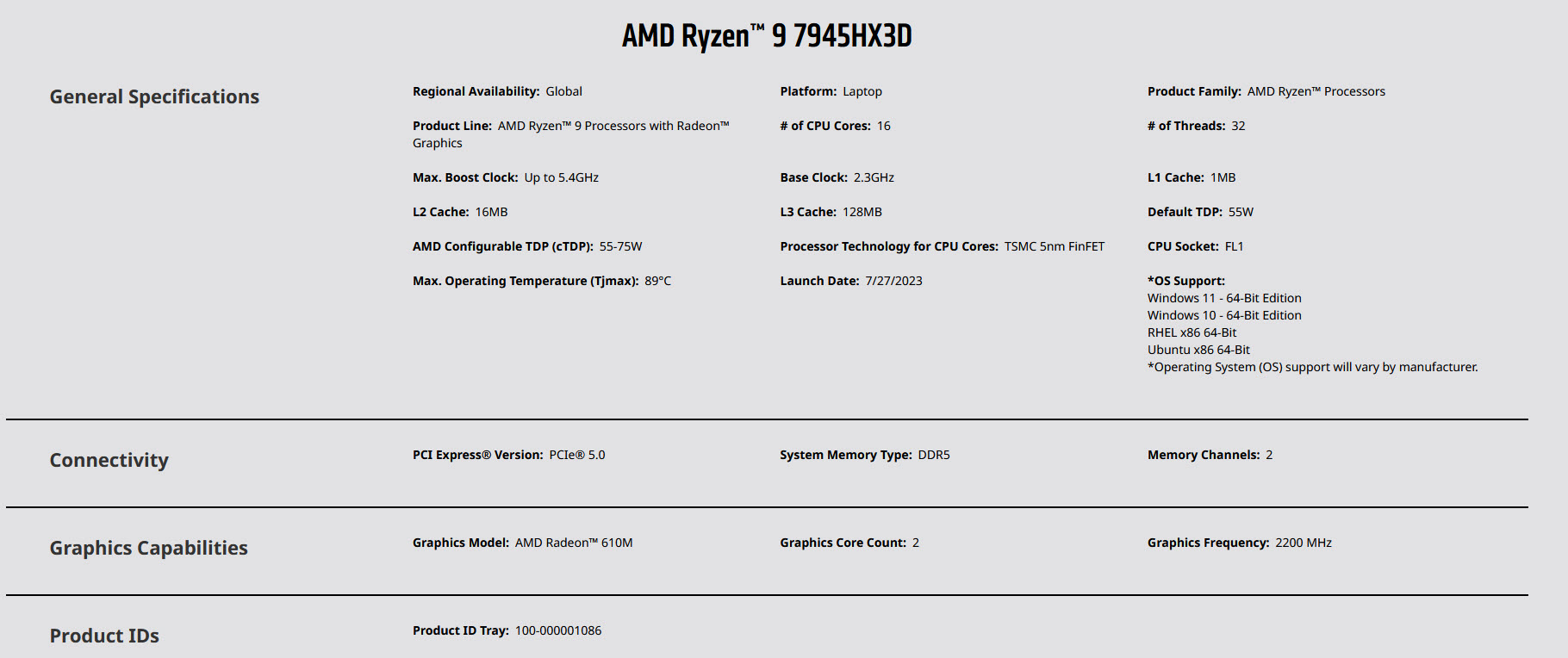 2023 08 02 14 18 54 AMD เปิดตัวโมบายโปรเซสเซอร์ตัวแรกที่มาพร้อมเทคโนโลยี AMD 3D V Cache