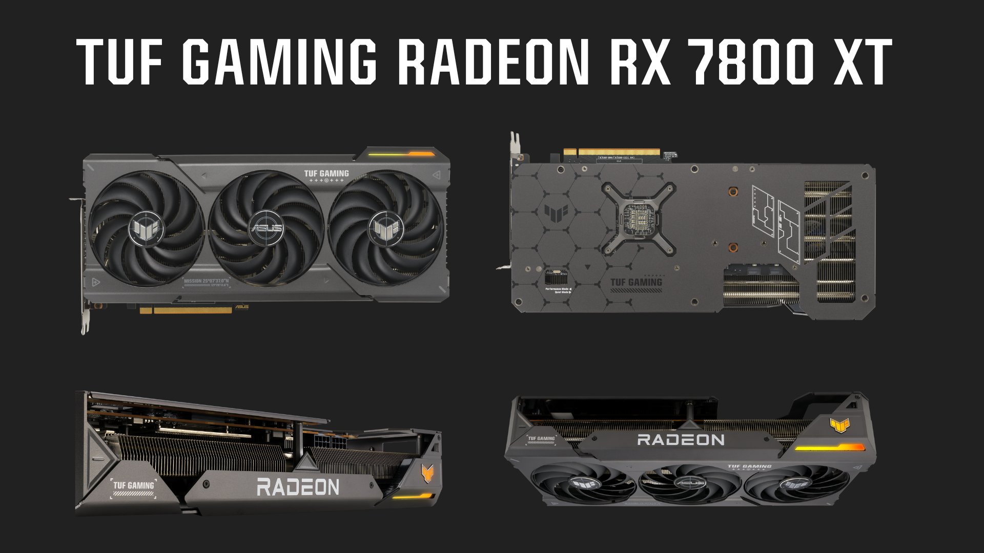 asus tuf rx 7800 7700 2 ASUS เปิดตัวการ์ดจอ Radeon RX 7800 XT และ RX 7700 XT TUF Gaming รุ่นใหม่ล่าสุด