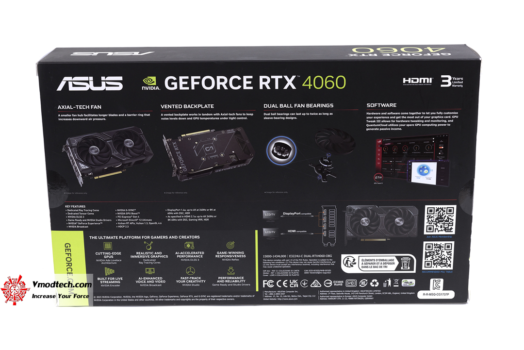 tpp 2721 ASUS Dual GeForce RTX™ 4060 OC Edition 8GB GDDR6 Review