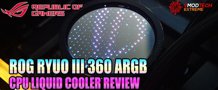 rog ryuo iii 360 argb cpu liquid cooler review ROG RYUO III 360 ARGB CPU LIQUID COOLER REVIEW 