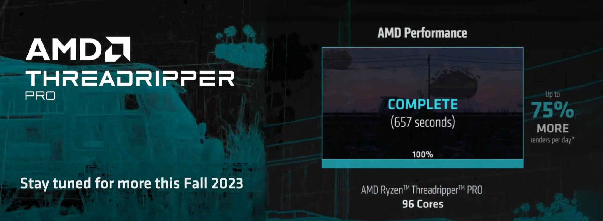 threadripper 7995wx เอเอ็มดีเตรียมเปิดตัว AMD Ryzen Threadripper PRO 7000 “Storm Peak” รุ่นใหม่มาพร้อมจำนวนคอร์มากถึง 96C/192T สถาปัตย์ ZEN4 เปิดตัว 19 ตุลาคมที่จะถึงนี้