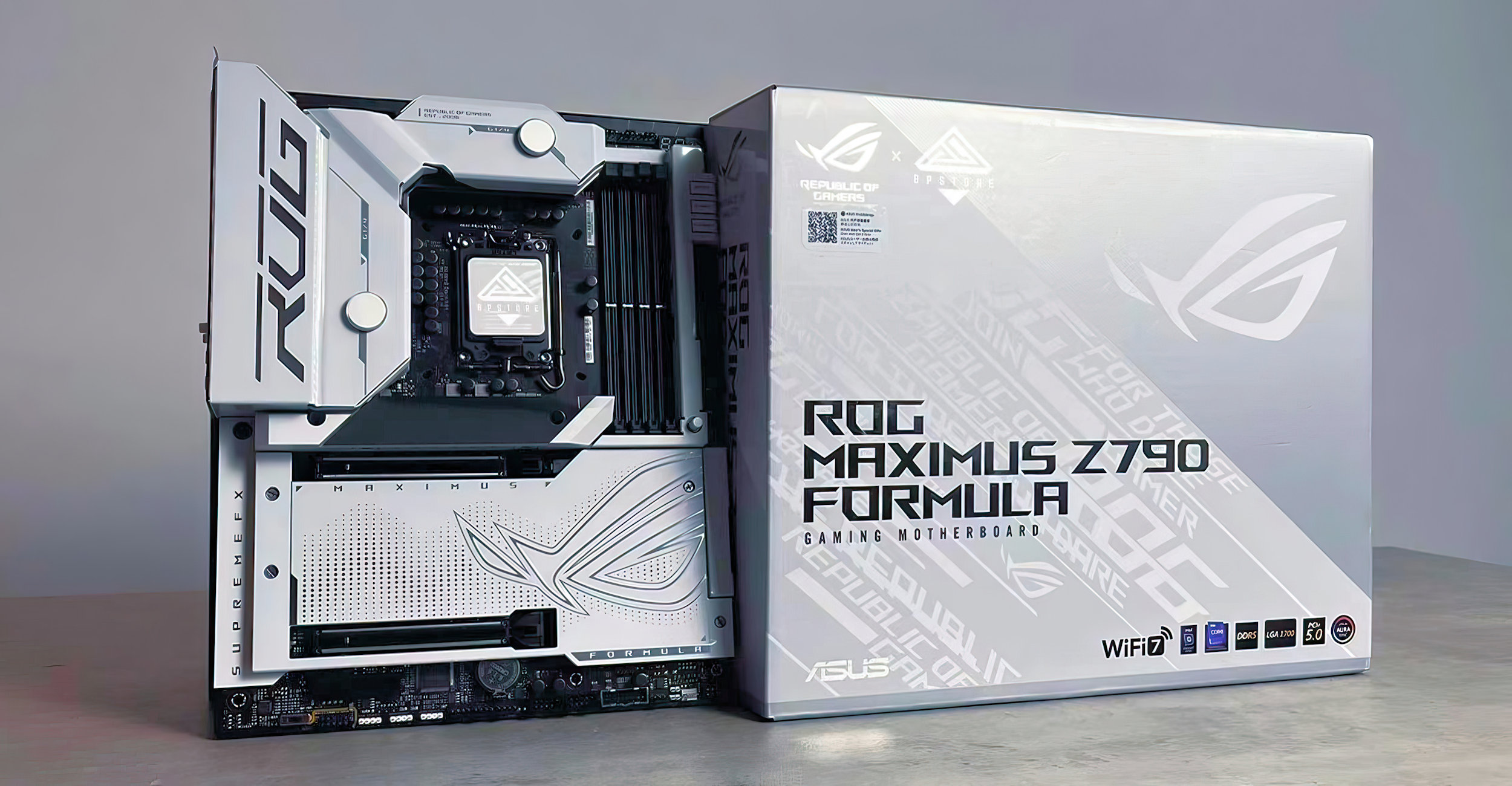 asus rog maximus z790 formula 1 เอซุสเปิดตัวเมนบอร์ด ASUS ROG Maximus Z790 Formula รุ่นใหม่ล่าสุดดีไซน์มีทั้งแบบสีดำและสีขาวพร้อมรองรับซีพียู Intel Raptor Lake Refresh