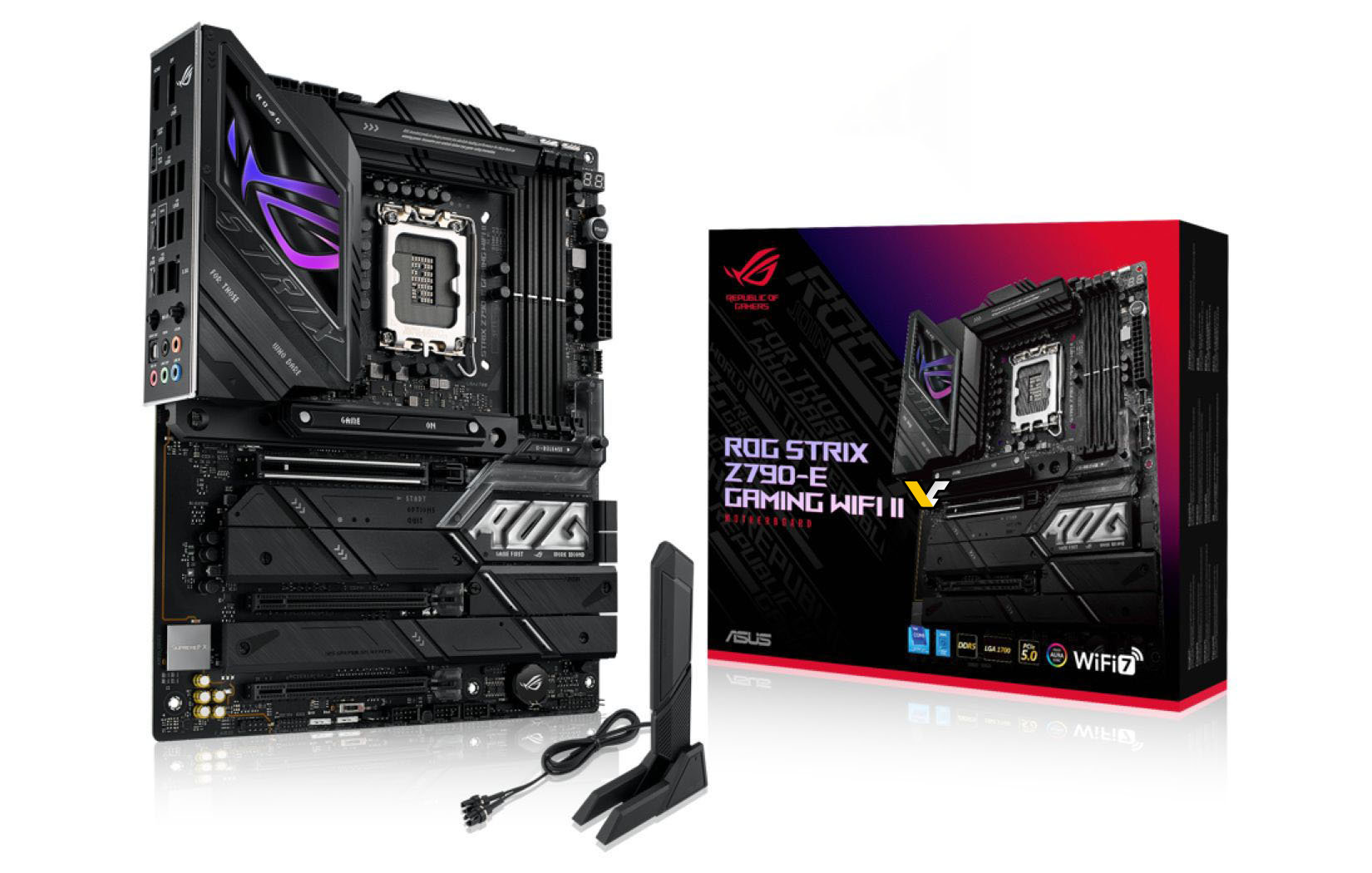 asus rog strix z790 e gaming wifi ii 4 ASUS เตรียมเปิดตัวเมนบอร์ด Z790 รุ่นใหม่ 4รุ่นในวันที่ 16 ตุลาคม ทำให้เมนบอร์ดในรุ่น Z790 มีเพิ่มมากถึง27 รุ่น