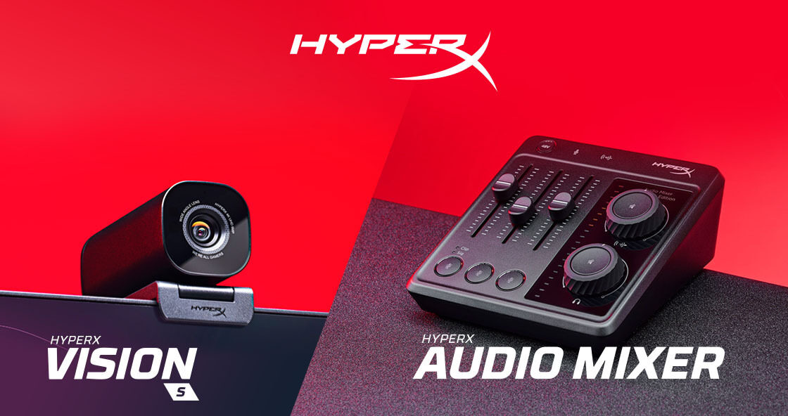 hyperx vision s and audio mixer pr image HyperX เปิดตัวกล้องเว็บแคม Vision S และ Audio Mixer พร้อมขาแขวนไมโครโฟนและกล้องแบบสปริงรุ่นแรกของวงการ ที่ไม่ต้องใช้เครื่องมือช่วยติดตั้งตอบโจทย์นักสร้างคอนเทนต์ในงาน Thailand Game Show 2023