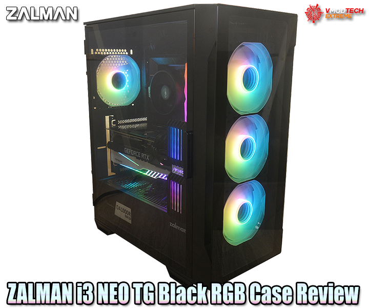 zalman i3 neo tg black rgb case review info ZALMAN i3 NEO TG Black RGB Case Review