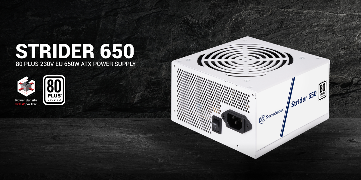 pr silverstone e0b89be0b8a3e0b8b0e0b881e0b8ade0b89a2 ascenti เปิดตัว SilverStone DA850R Gold และ Strider 650W พาวเวอร์ซัพพลายคุณภาพสูง จ่ายไฟนิ่ง มาพร้อมตัวเลือกสีขาว ให้เข้าคู่กับเคสคุณได้ดั่งใจ