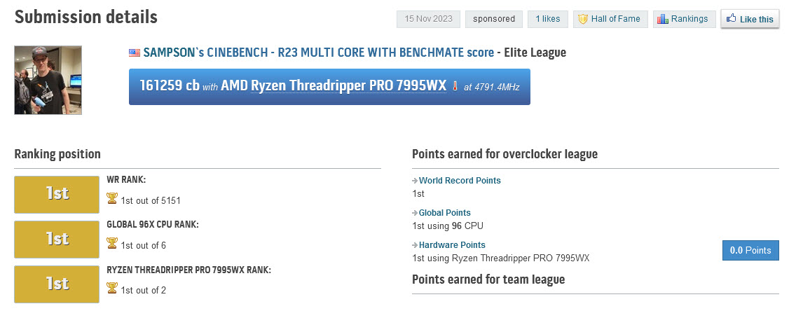 2023 11 16 9 36 16 เอเอ็มดีทำลายสิถิติโลก Cinebench ด้วยซีพียู AMD Ryzen Threadripper PRO 7995WX รุ่นใหม่ล่าสุด