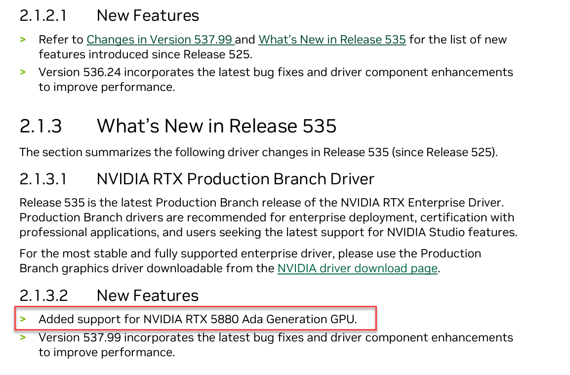 nvidia rtx 5880 ada gpu leak in rtx enterprise drivers พบข้อมูลการ์ดจอ NVIDIA RTX 5880 Ada Workstation รุ่นใหม่ล่าสุดในไดรเวอร์ RTX Enterprise 537.99 