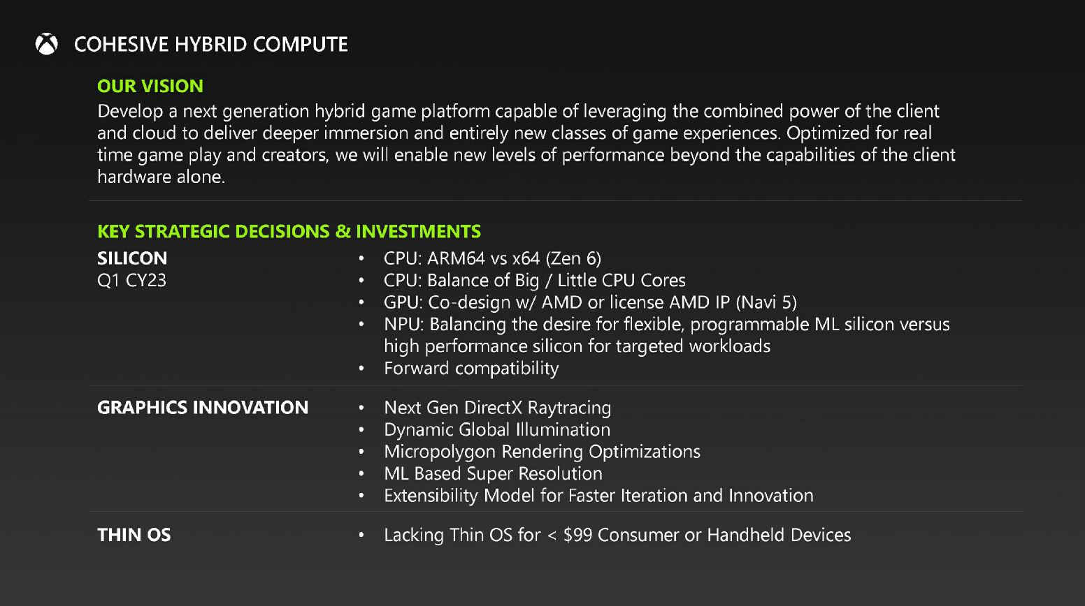 xbox series next gen spec ลือ!! Xbox รุ่นต่อไปจะใช้ซีพียู AMD ZEN5 และการ์ดจอ RDNA5 รุ่นใหม่จากทางเอเอ็มดี 