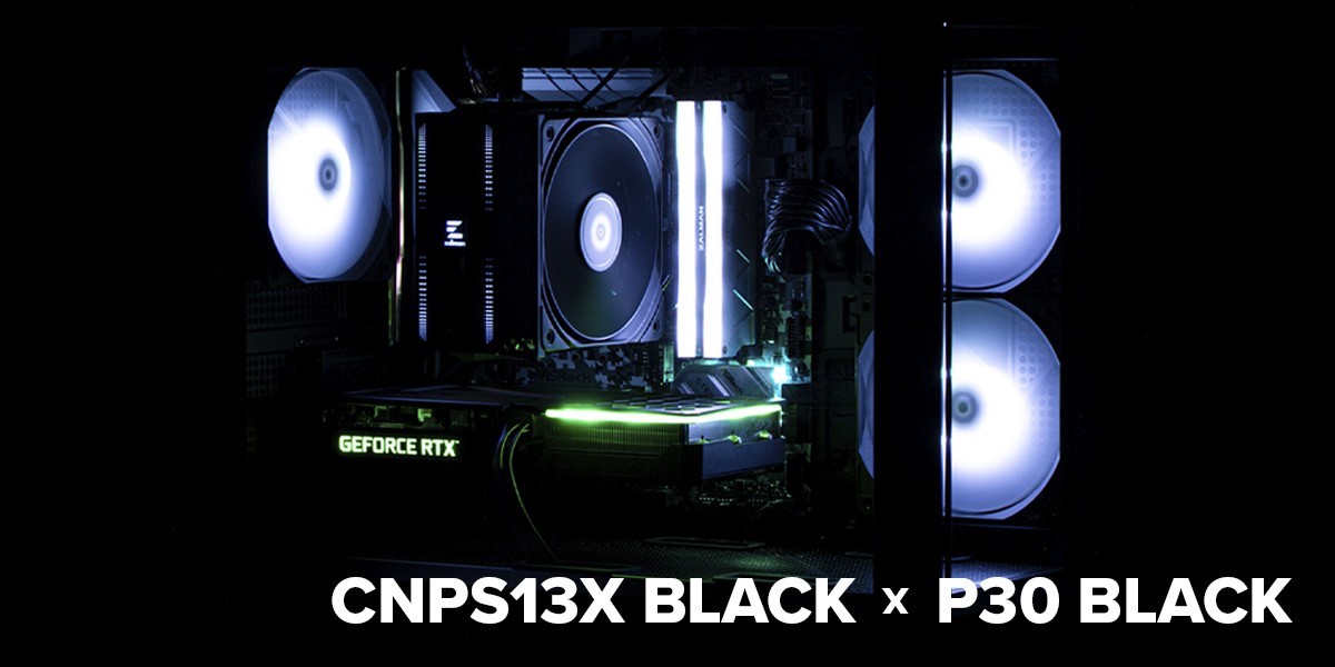 4 ascenti เปิดตัว CPU Cooling รุ่นใหม่ล่าสุด Zalman CNPS13X Black เย็น เงียบ ไฟสวย ราคาโดน !!