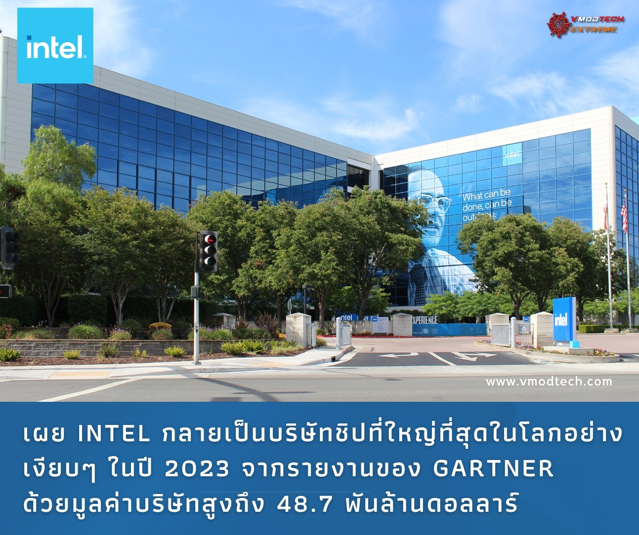 intel world biggest chip company เผย Intel กลายเป็นบริษัทชิปที่ใหญ่ที่สุดในโลกอย่างเงียบๆ ในปี 2023 