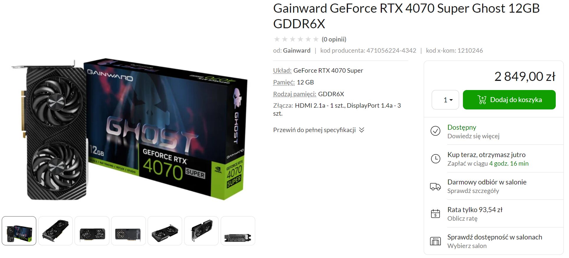 rtx4070 super poland เผยการ์ดจอ NVIDIA GeForce RTX 4070 SUPER รุ่นใหม่ล่าสุดราคาลดลง 5% ในฝั่งยุโรป