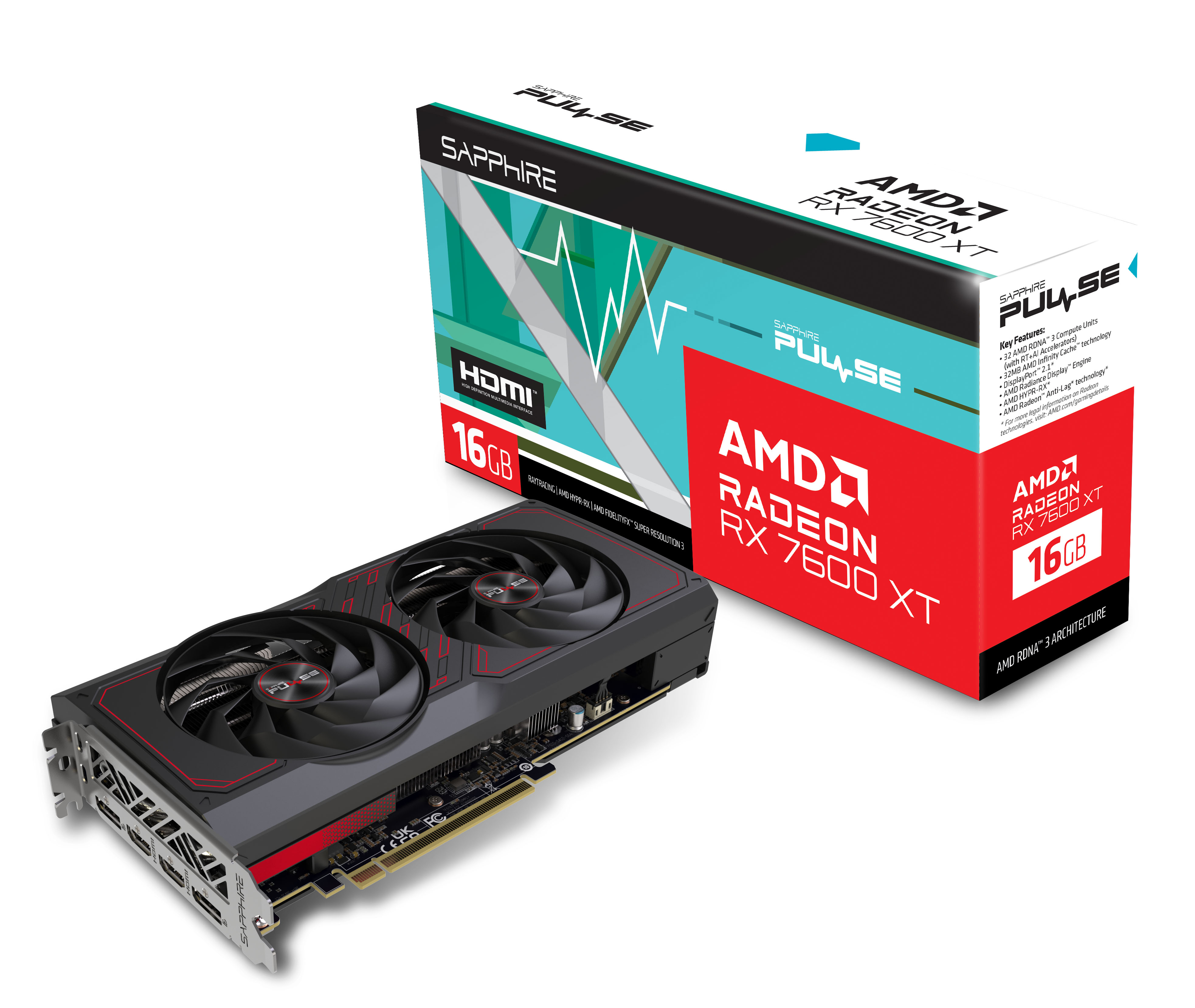 11339 04 rx7600xt pulse 16gbgddr6 lbc SAPPHIRE เปิดตัวการ์ดจอ SAPPHIRE PULSE AMD Radeon™ RX 7600 XT 16GB รุ่นใหม่ล่าสุด